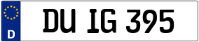 Truck License Plate